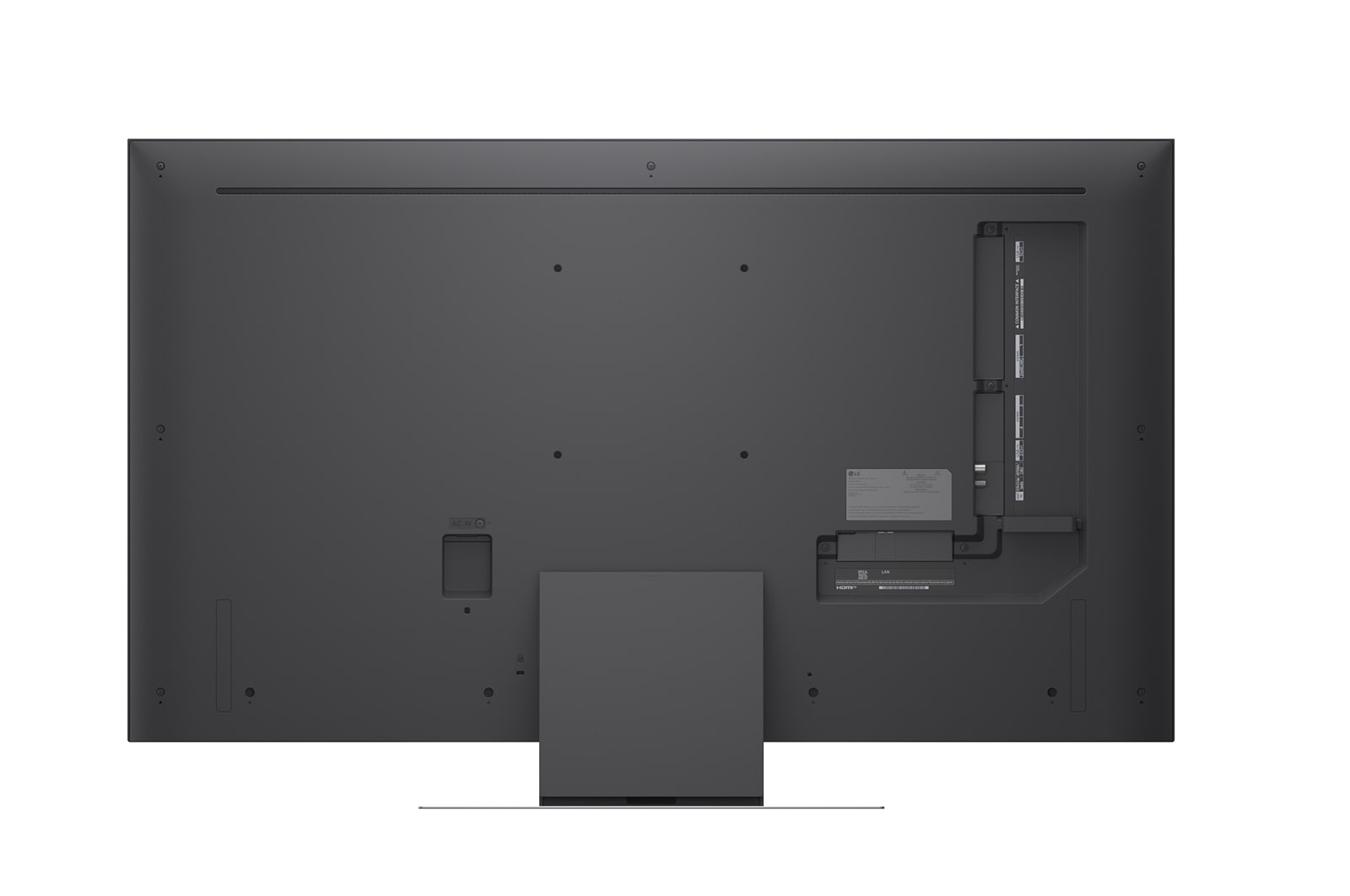 Een LG Mini RGB evo AI MRGB85 toont Precision Dimming aan de hand van een gesplitst beeld, waarbij aan de linkerkant conventionele LED wordt vergeleken met diepere zwarttinten en verbeterde contrastdefinitie aan de rechterkant, mogelijk gemaakt door de alpha 8 AI-processor.